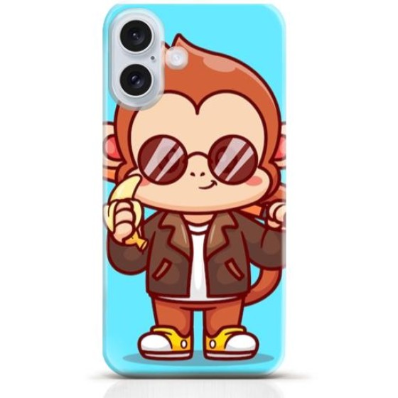 Monkey iPhone 16 case Style 11