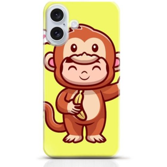 Monkey iPhone 16 case Style 12