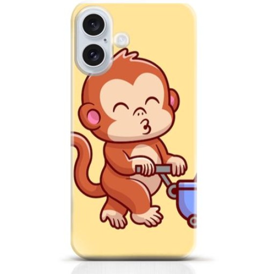 Monkey iPhone 16 case Style 16
