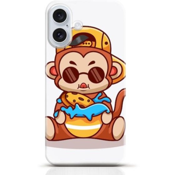 Monkey iPhone 16 case Style 19