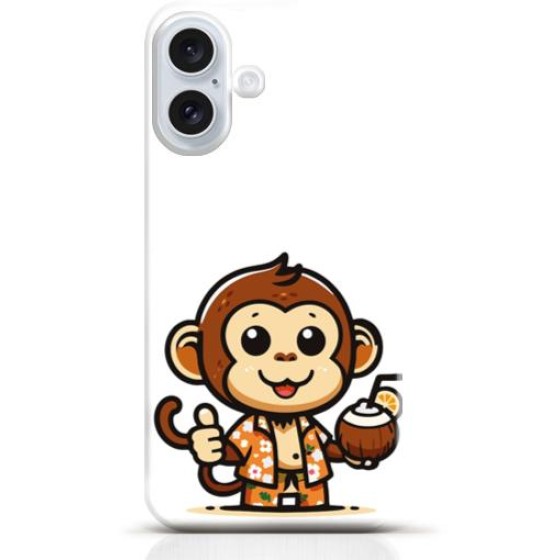 Monkey iPhone 16 case Style 2