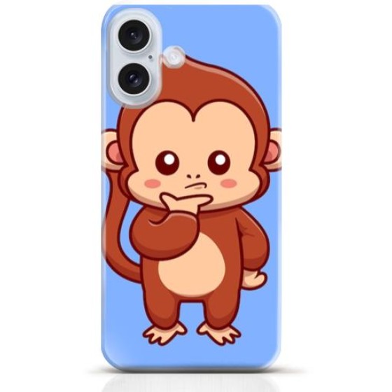 Monkey iPhone 16 case Style 23
