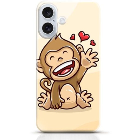 Monkey iPhone 16 case Style 3