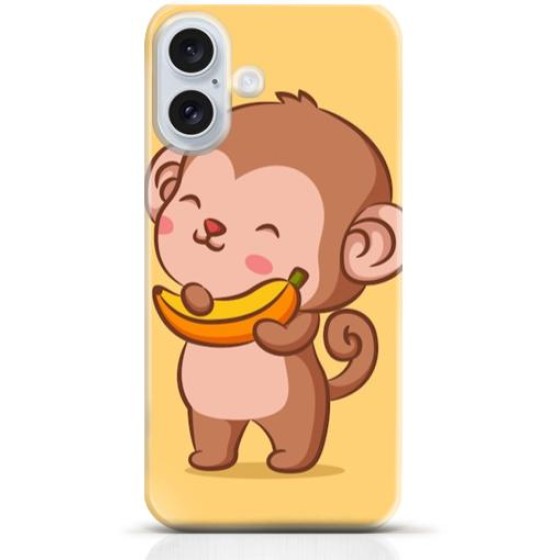 Monkey iPhone 16 case Style 4