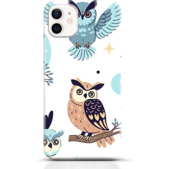 Owl iPhone 12 mini case Style 14