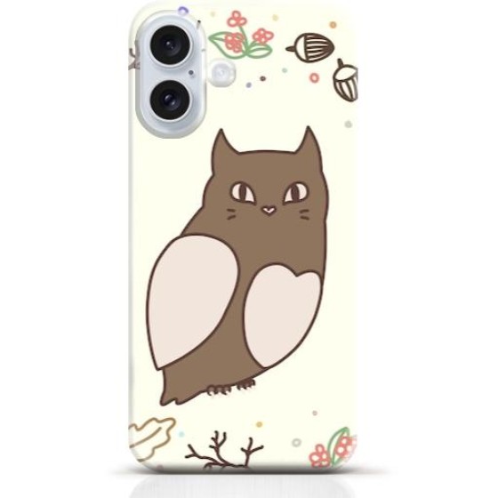 Owl iPhone 16 Plus case Style 4