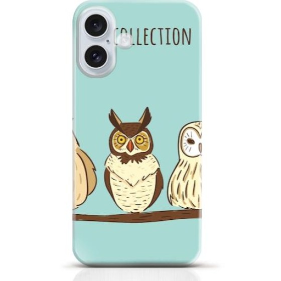 Owl iPhone 16 Plus case Style 5