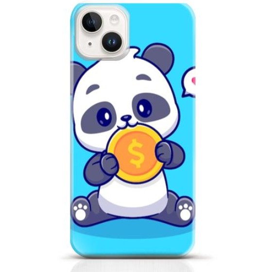 Panda iPhone 15 Plus case Style 13
