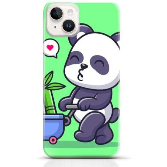 Panda iPhone 15 Plus case Style 15