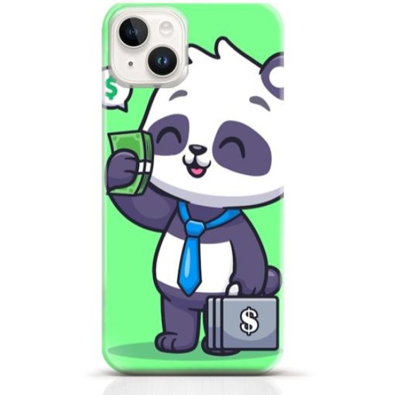 Panda iPhone 15 Plus case Style 16