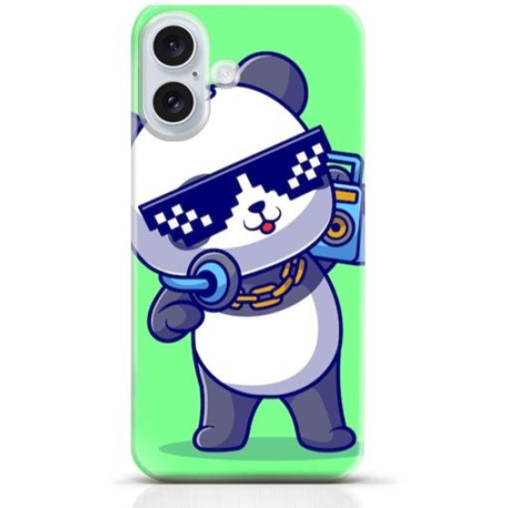 Panda iPhone 16 Plus case Style 8