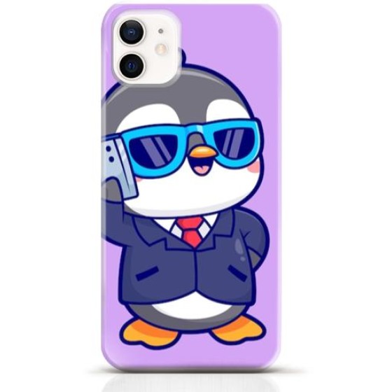 Penguin iPhone 12 case Style 9