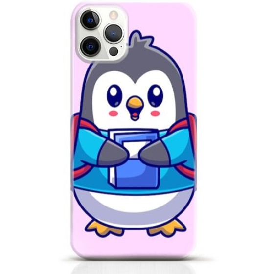 Penguin iPhone 12 Pro max case Style 17