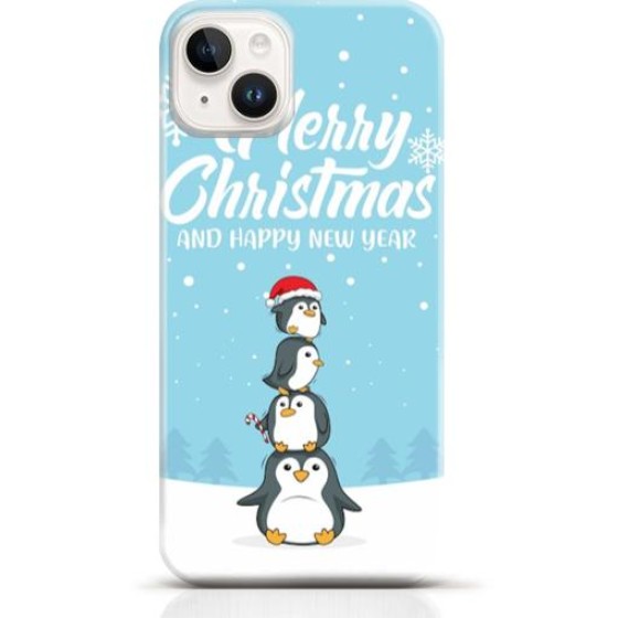 Penguin iPhone 14 Plus case Style 22