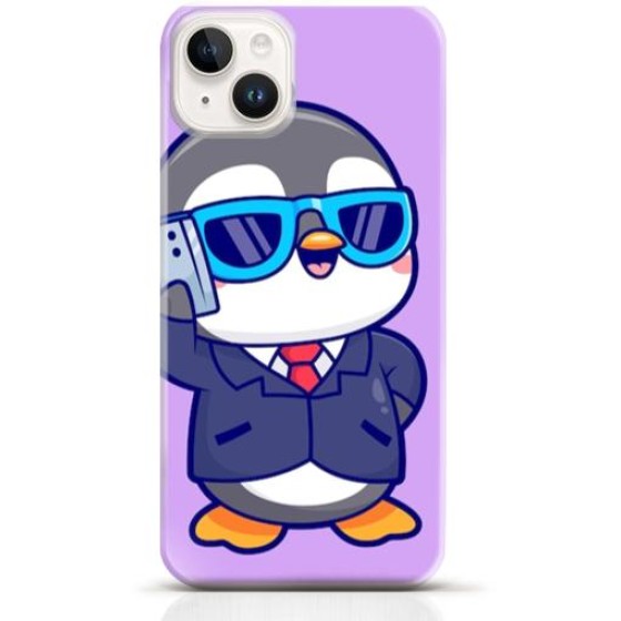 Penguin iPhone 15 case Style 9