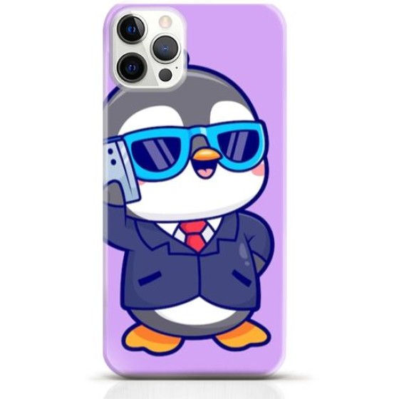 Penguin iPhone 15 Pro case Style 9