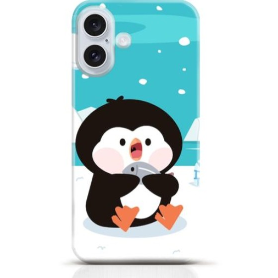 Penguin iPhone 16 case Style 10