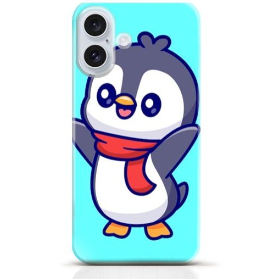 Penguin iPhone 16 case Style 16