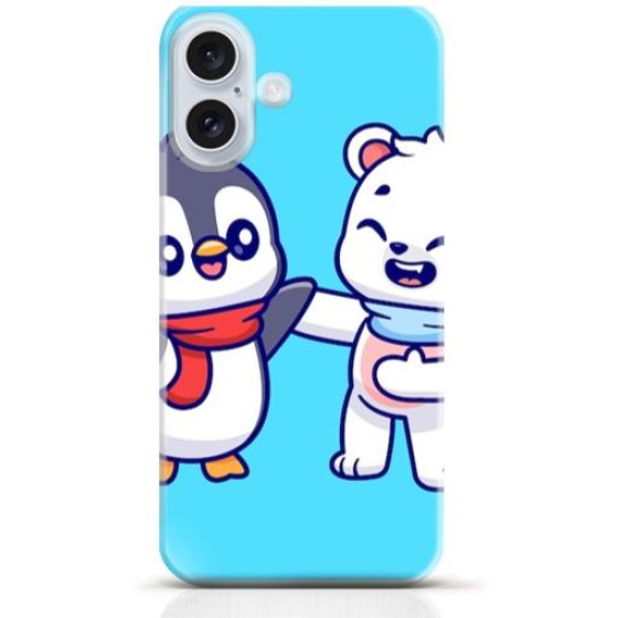 Penguin iPhone 16 case Style 21