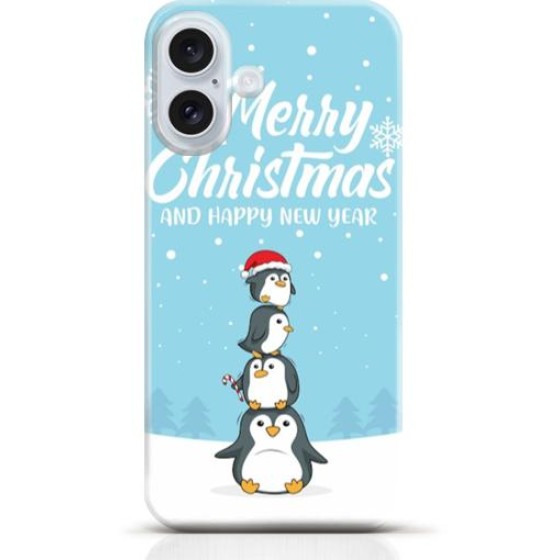 Penguin iPhone 16 case Style 22