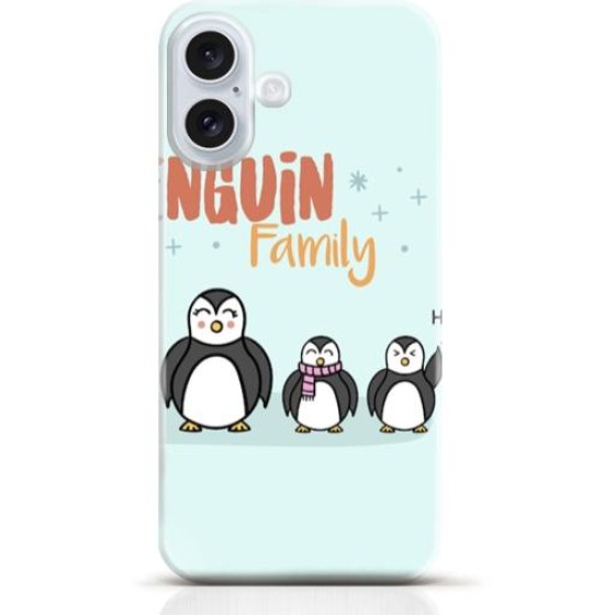 Penguin iPhone 16 case Style 25