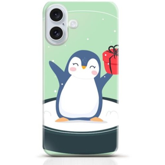 Penguin iPhone 16 case Style 3