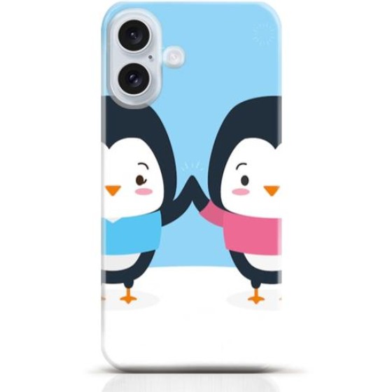 Penguin iPhone 16 case Style 5