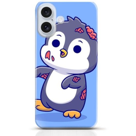 Penguin iPhone 16 Plus case Style 20
