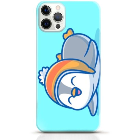 Penguin iPhone 16 Pro case Style 11
