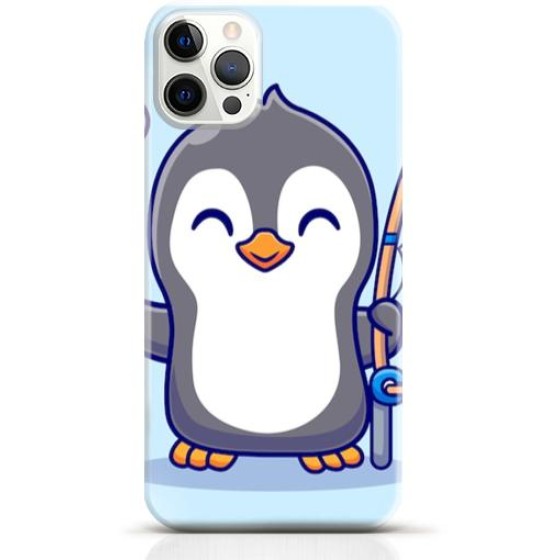 Penguin iPhone 16 Pro case Style 19