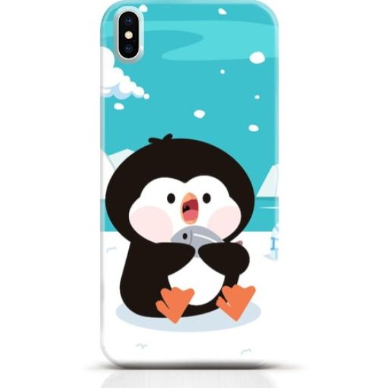 Penguin iPhone XS case Style 10