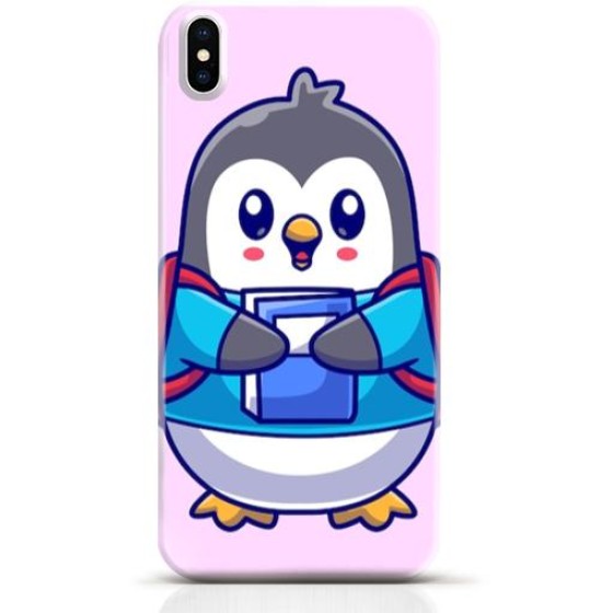 Penguin iPhone XS case Style 17