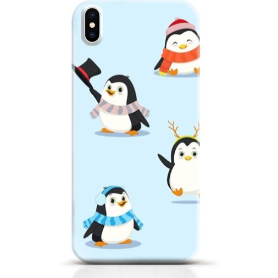 Penguin iPhone XS case Style 24