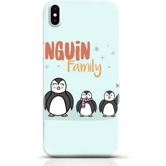 Penguin iPhone XS case Style 25