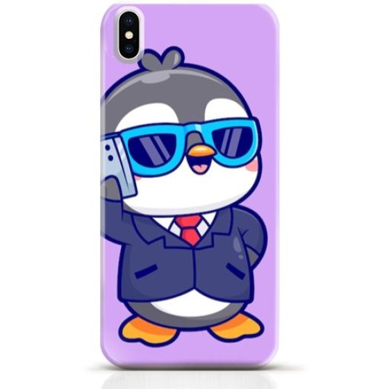 Penguin iPhone XS case Style 9